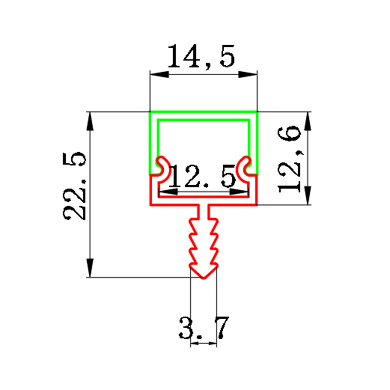 L701 Tembok dipasang lampu LED3